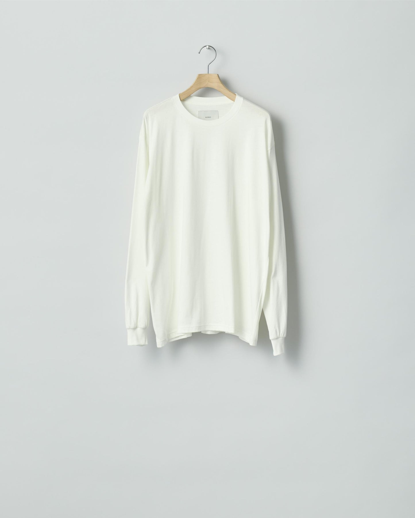 SUVIN COTTON BASIC LS TEE OFF WHITE