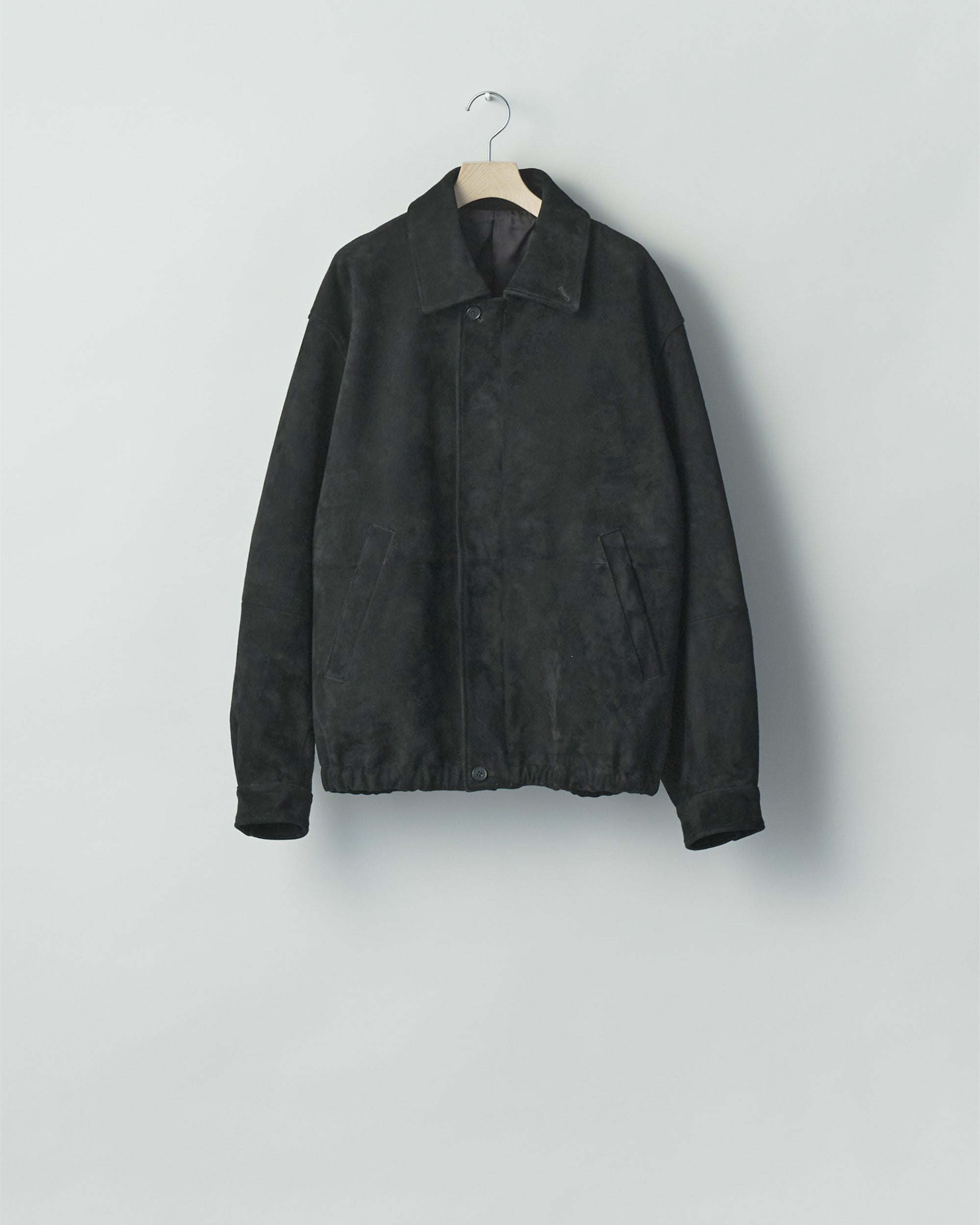 GOAT SUEDE ZIP JACKET BLACK – TIME AFTER TIME