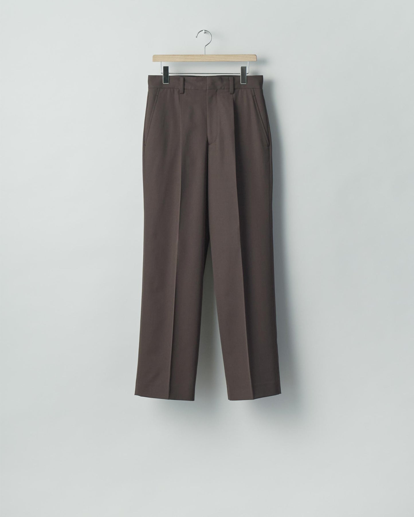 STRAIGHT TROUSERS GREY KHAKI