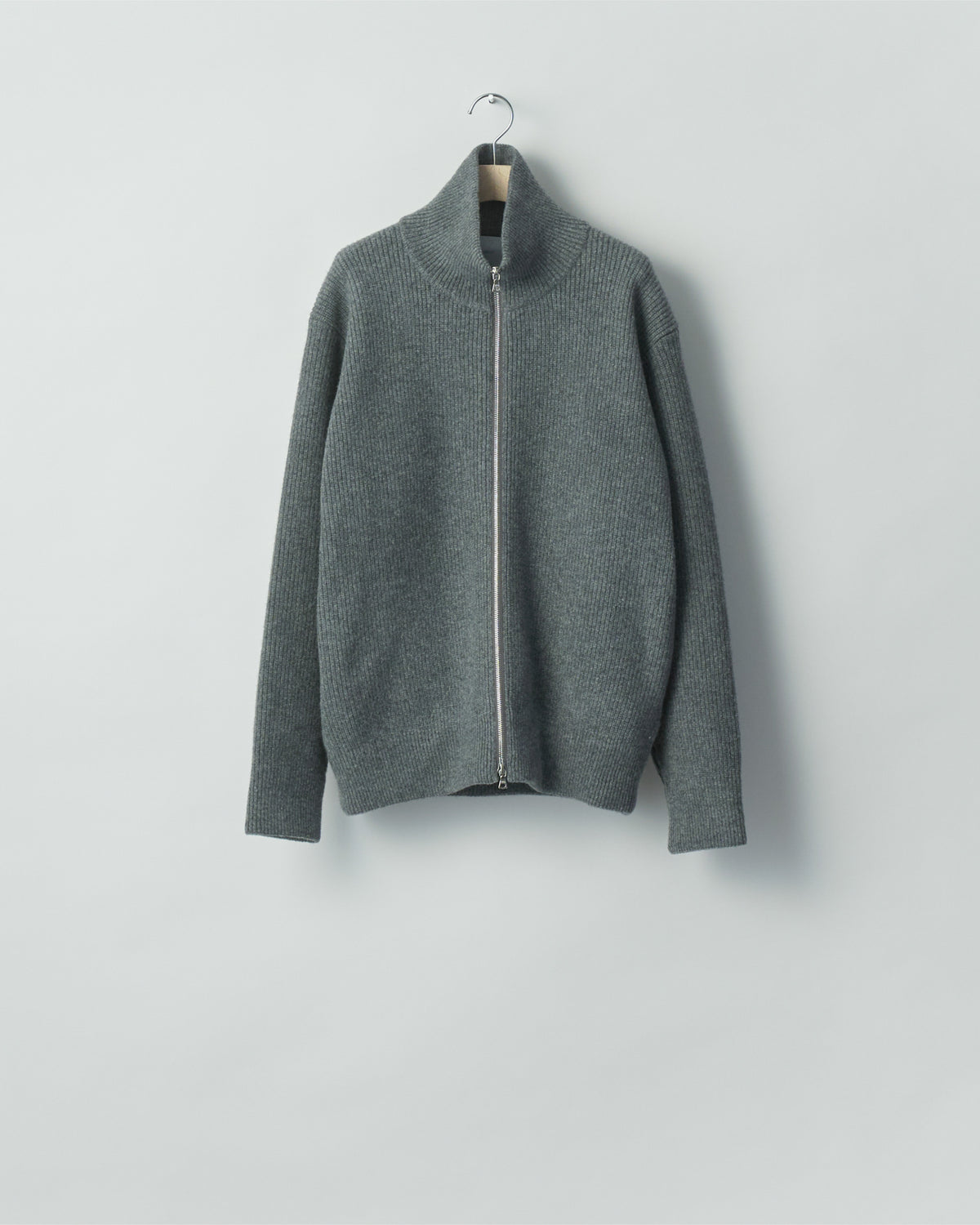 EXTRA FINE WOOL KNIT DRIVERS GREY