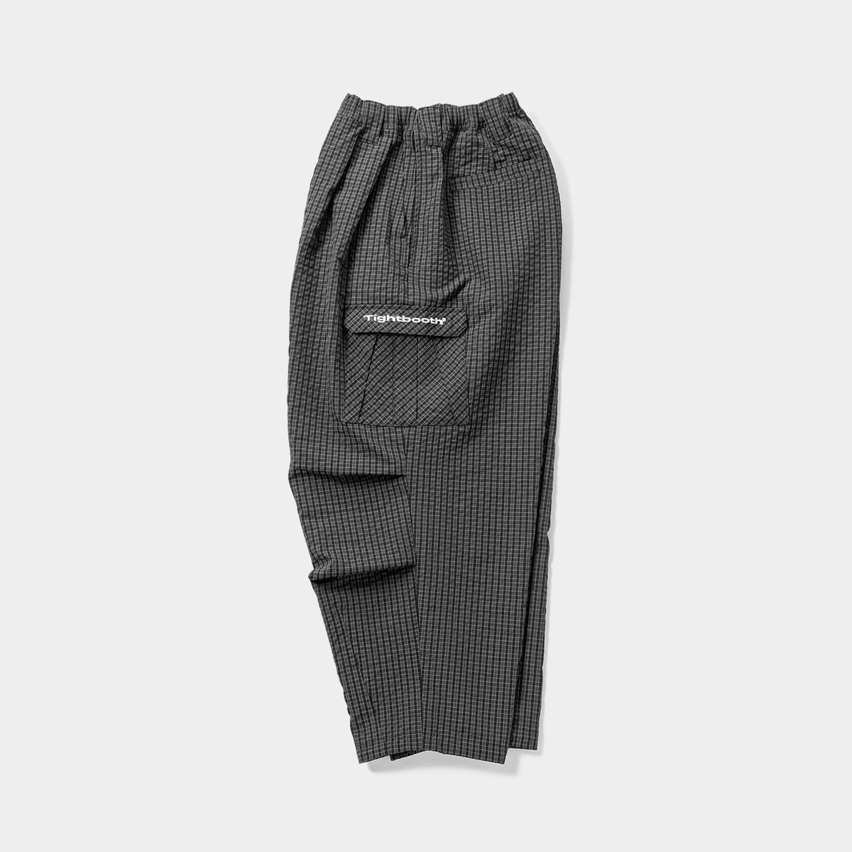 RIPPLE PLAID BALLOON PANTS