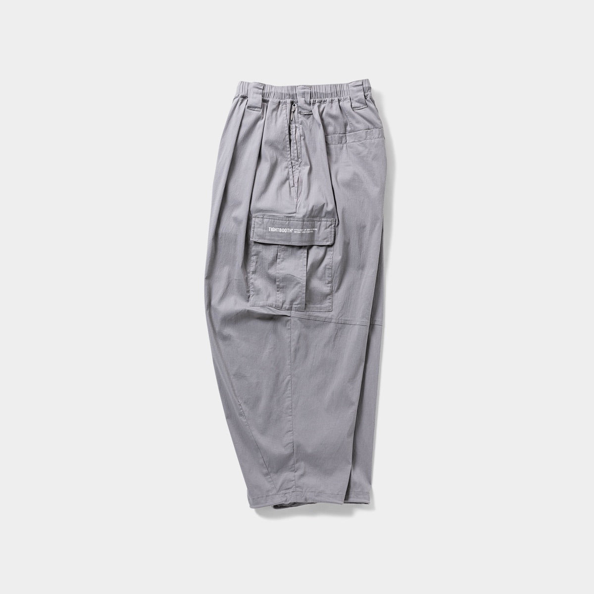 SEERSUCKER CARGO BALLOON PANTS