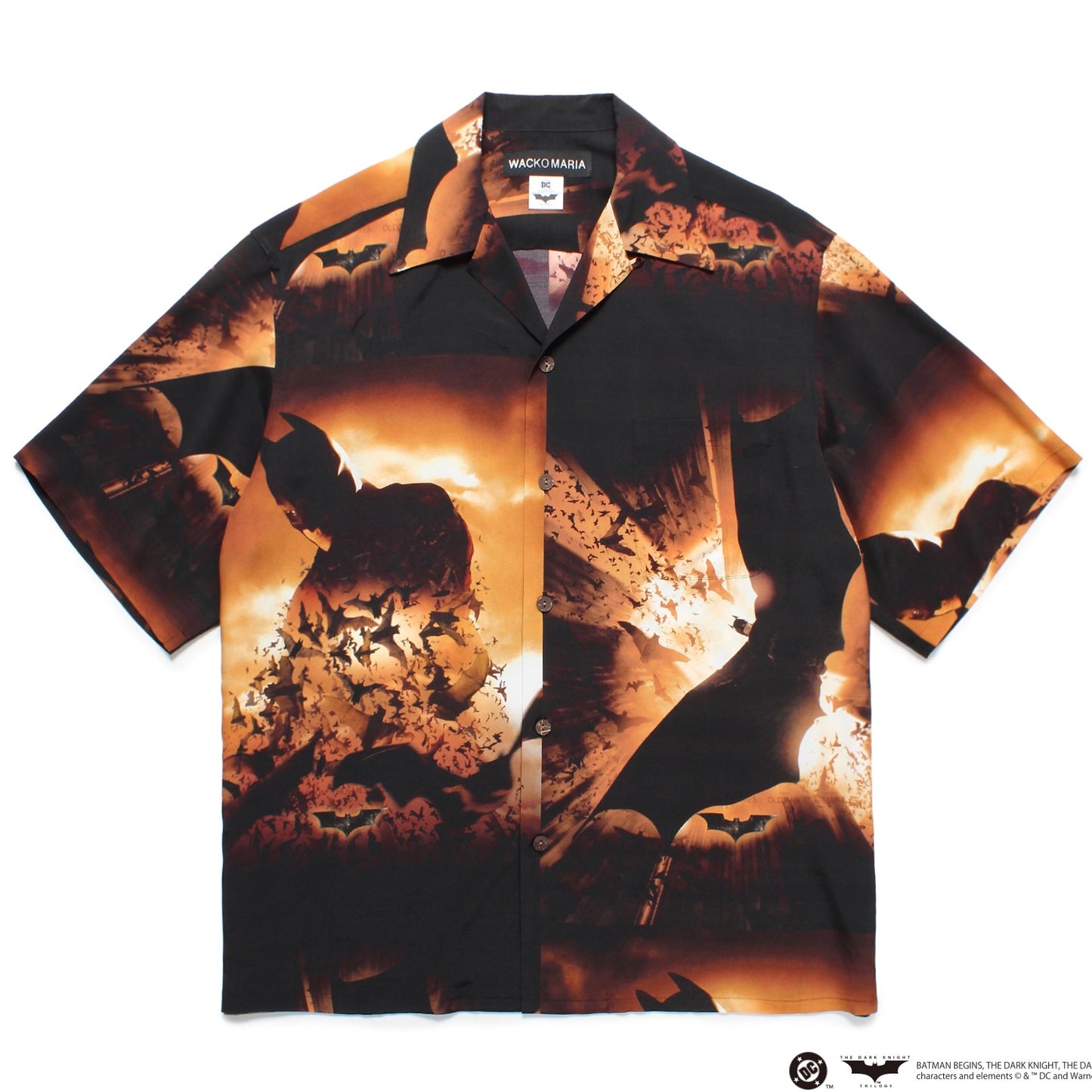 THE DARK KNIGHT TRILOGY / S/S HAWAIIAN SHIRT ( TYPE-1 )