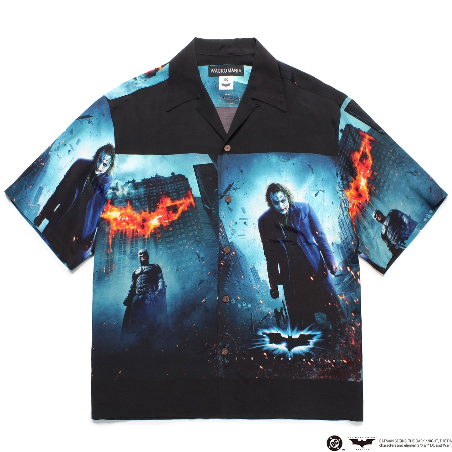 THE DARK KNIGHT TRILOGY / S/S HAWAIIAN SHIRT ( TYPE-2 )