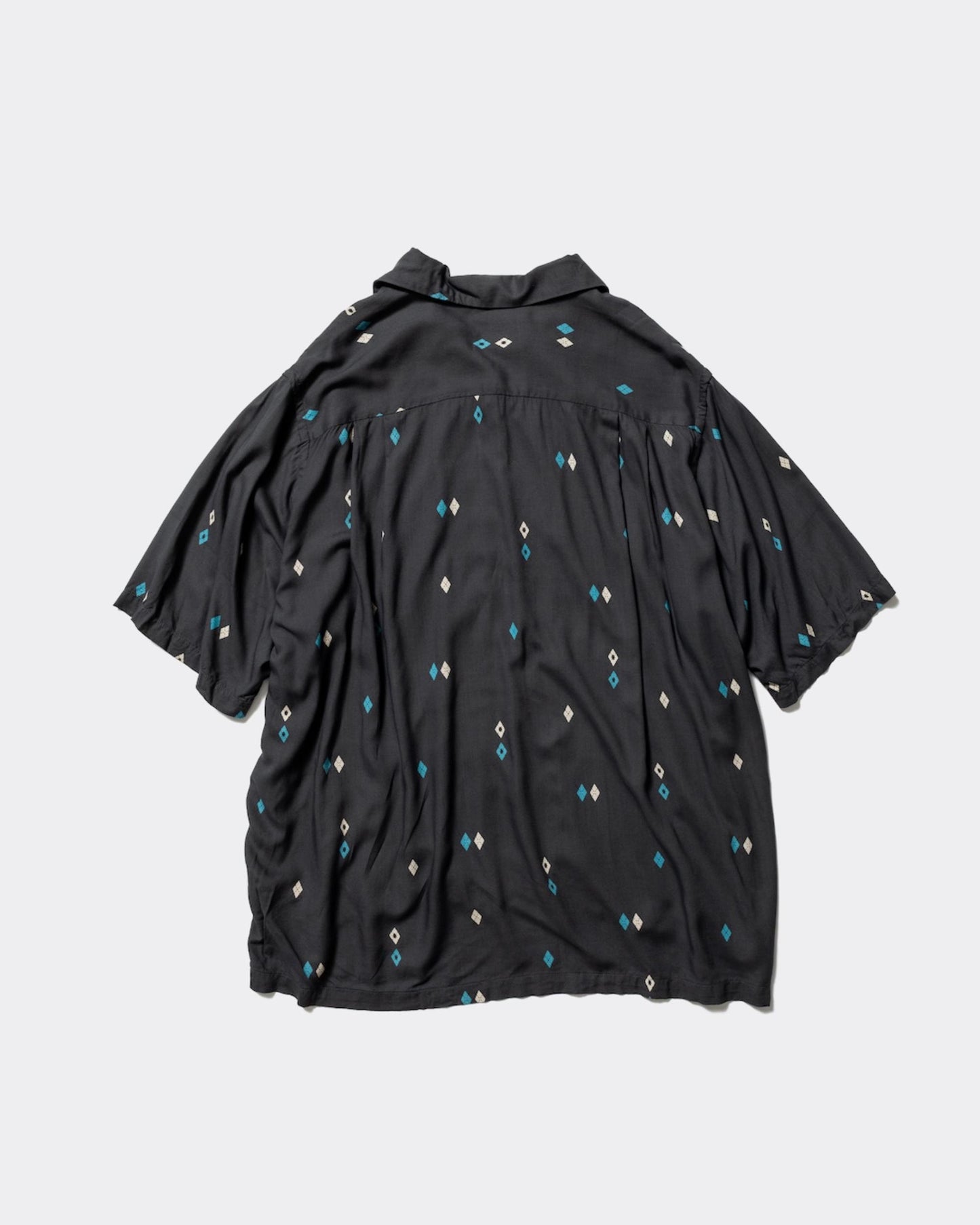Unlikely Rayon Shirts S/S Argyle Charcoal