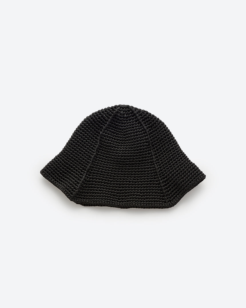 POLY HAND KNIT TULIP HAT