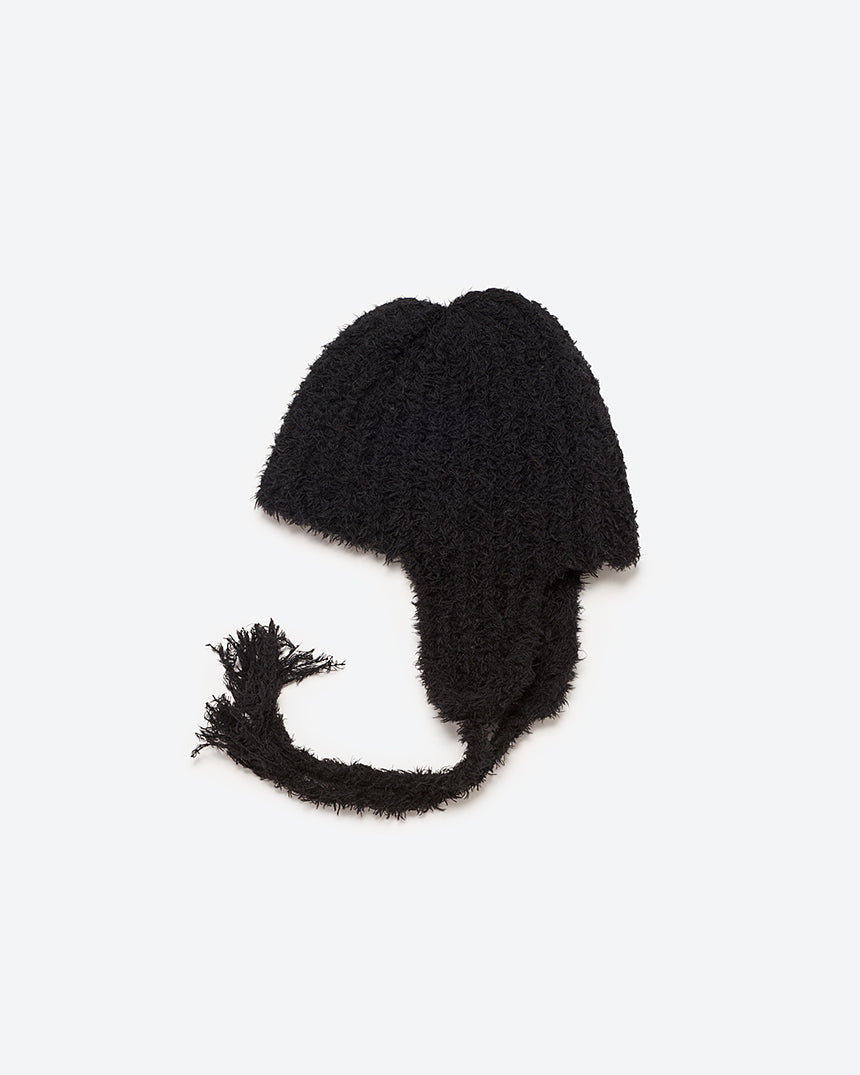 POODLE FUR EAR BEANIE
