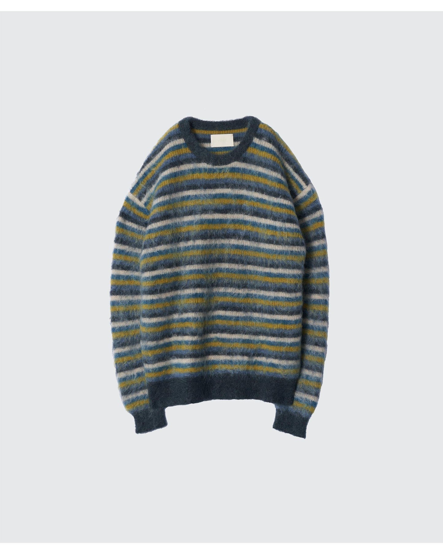 MOHAIR BORDER SWEATER