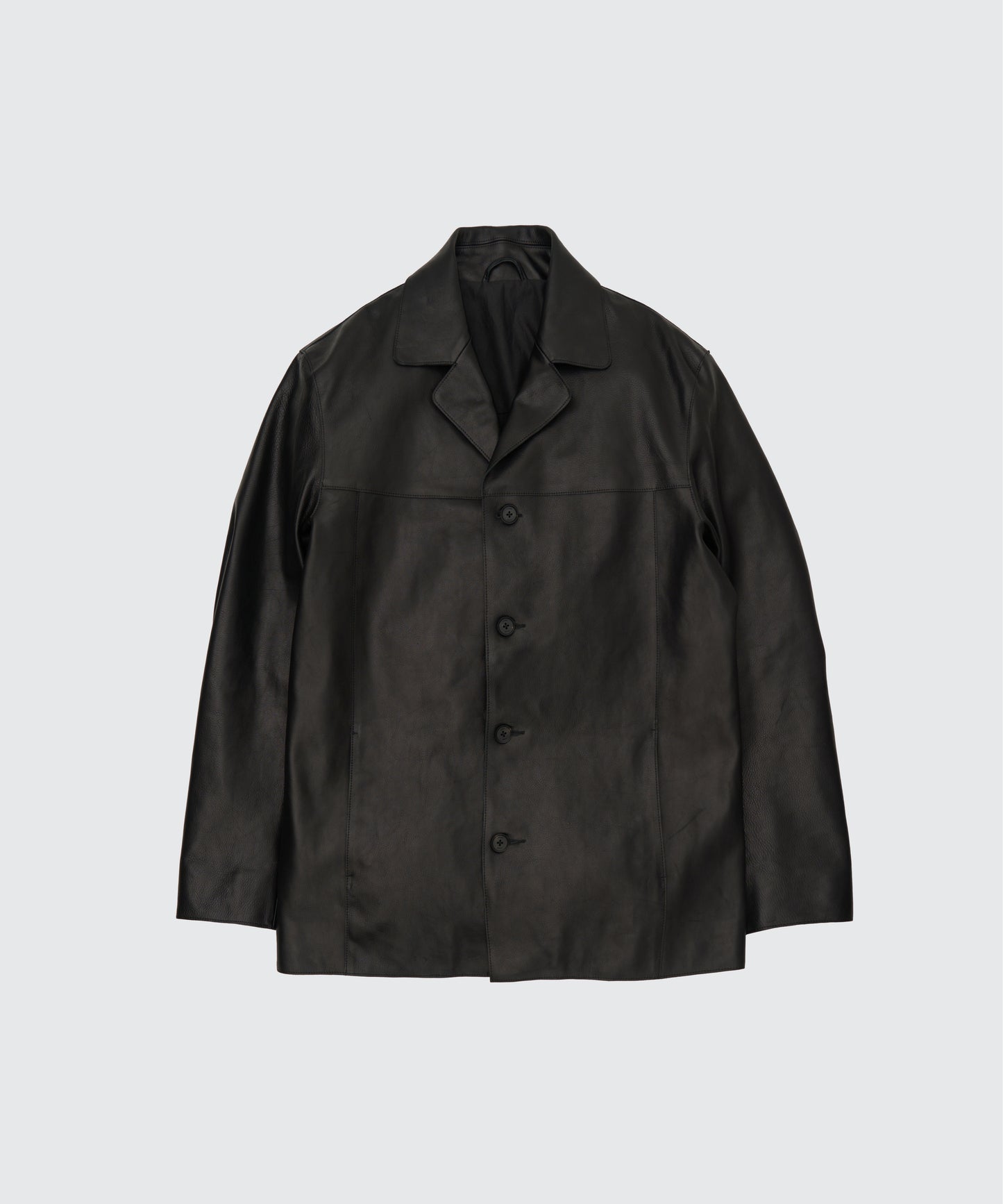 Leather Car Jacket BLACK