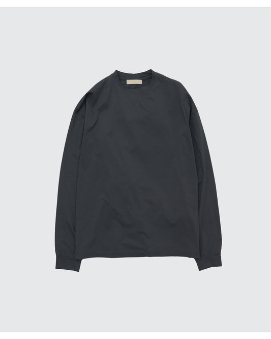 Suvin Cotton YOKE T-shirt Long Sleeves STEEL GRAY