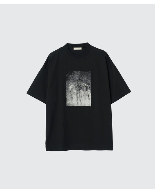 EMBROIDERY T-SHIRT by TARO MIZUTANI BLACK