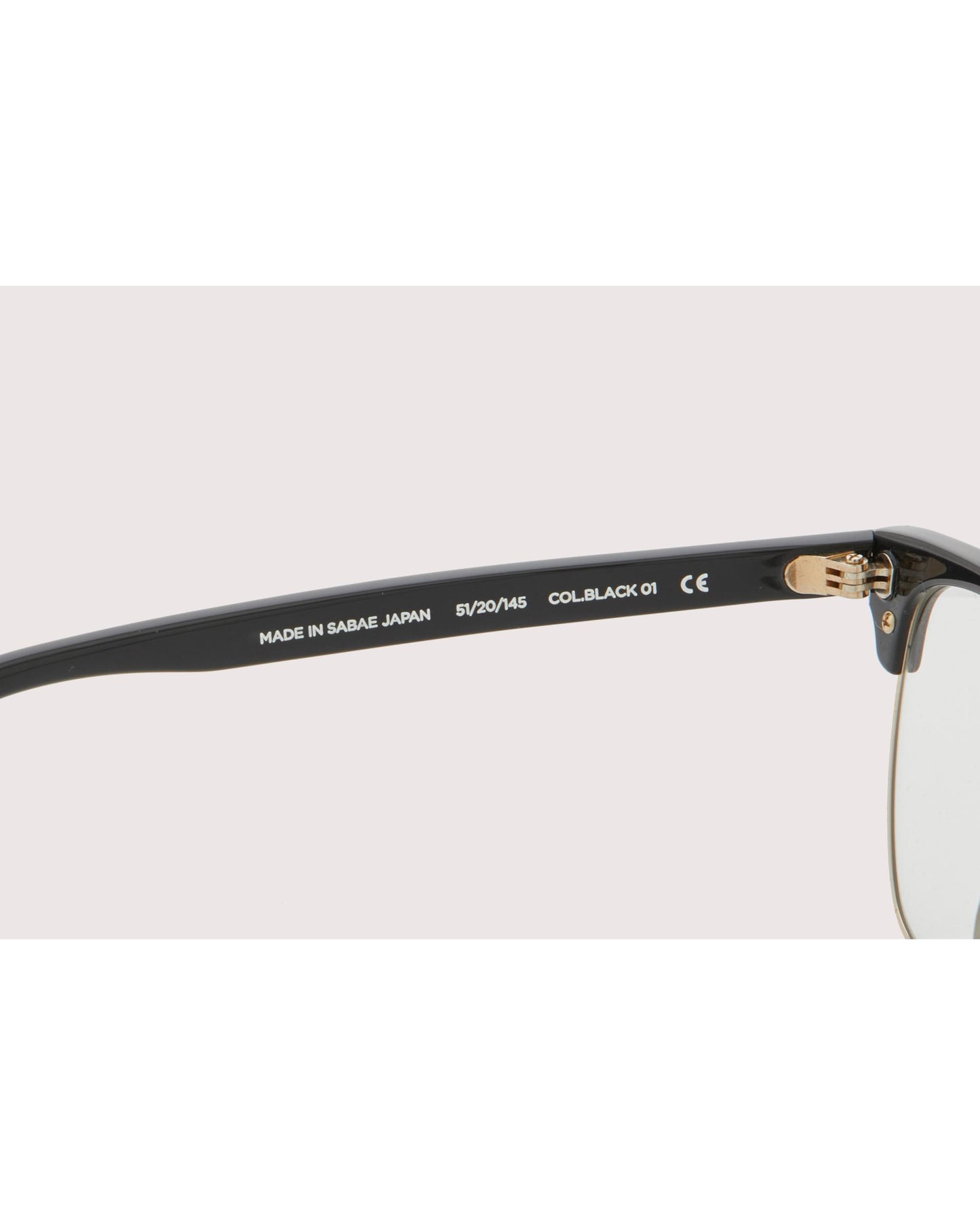 YUGEN #1 GLOSS BLACK & C.GOLD × CLEAR to GREY