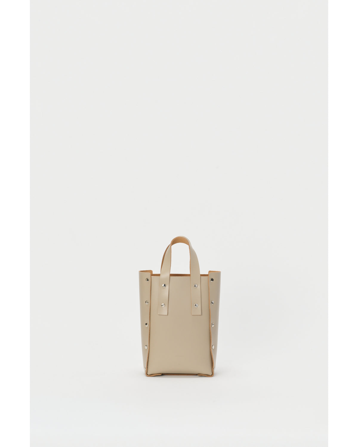 assemble hand bag tall S beige