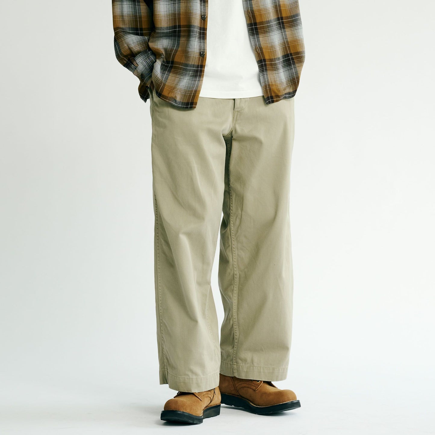 SELVEDGE WEAPON WIDE TROUSERS 42426