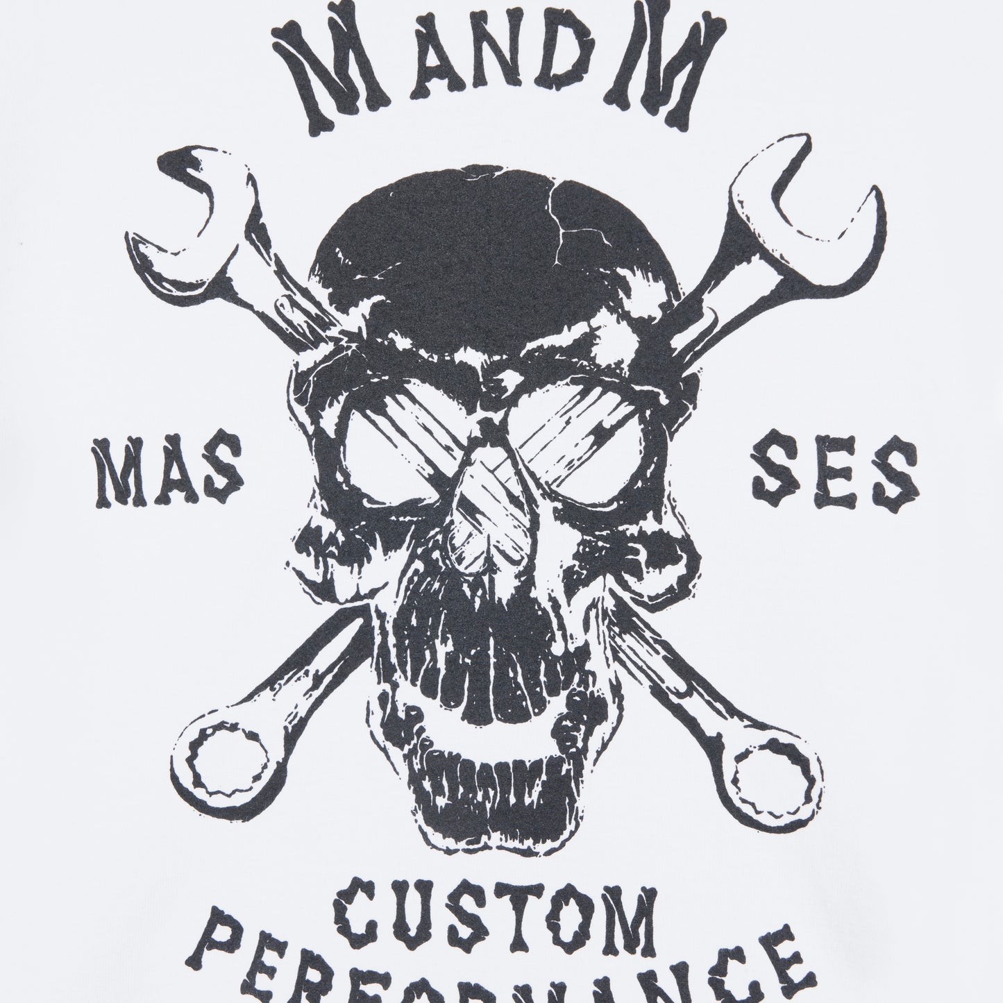 M&M×MASSES / T-SHIRT SKULL WRENCH