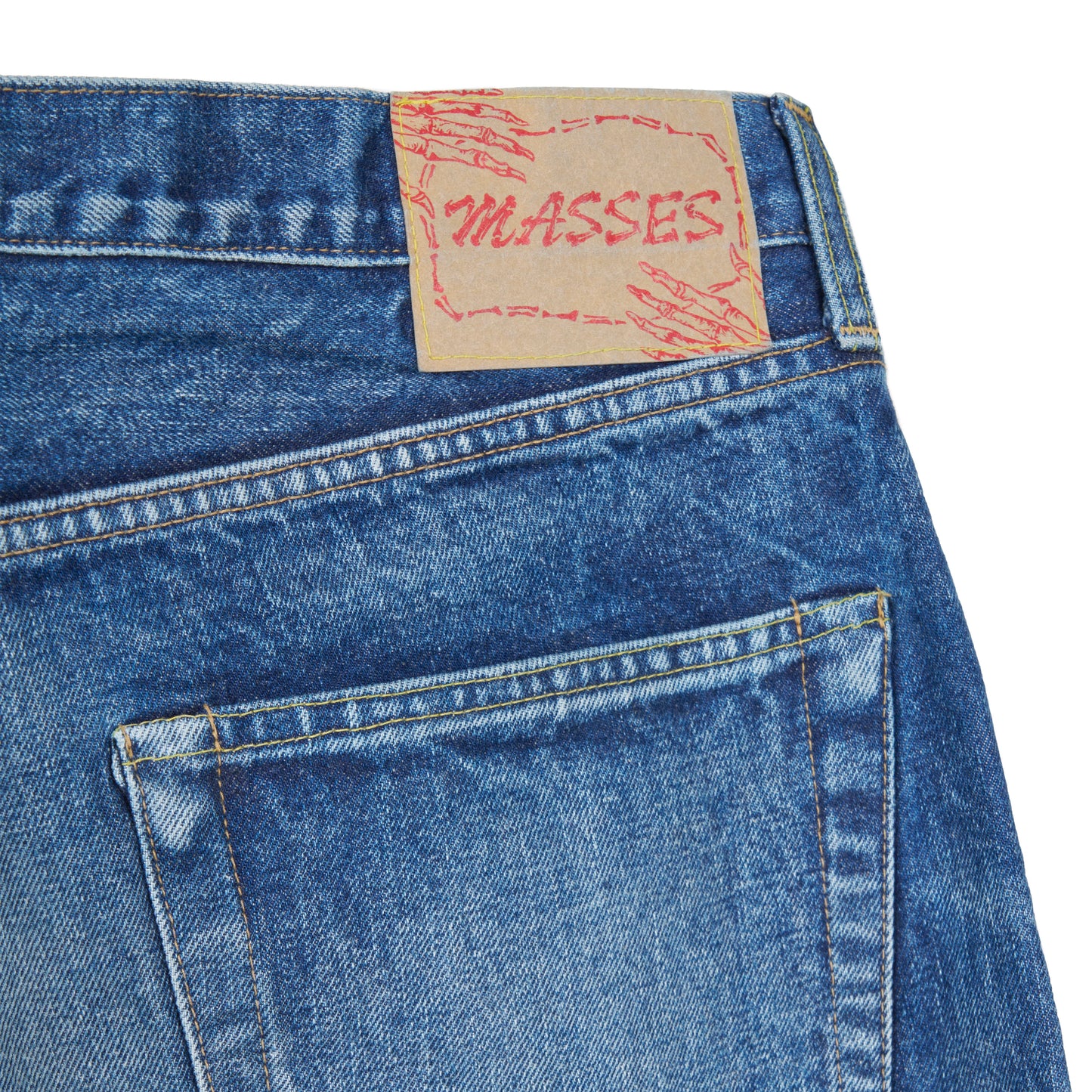 DENIM 5P PANTS H.WASH