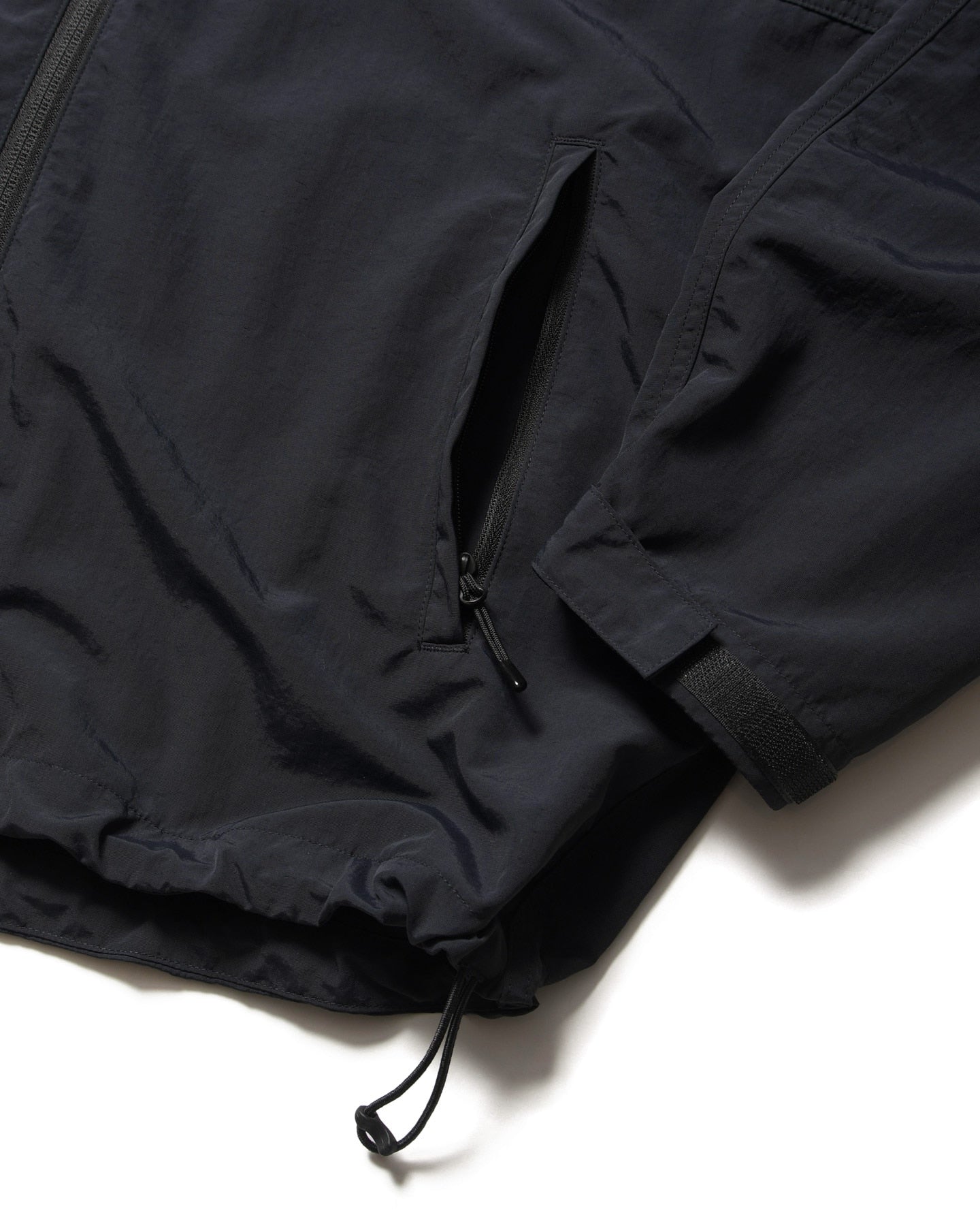 SUPPLEX NYLON HOODED BLOUSON