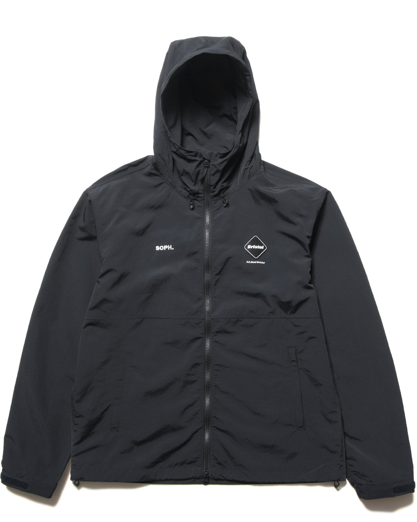 NYLON HOODED BLOUSON