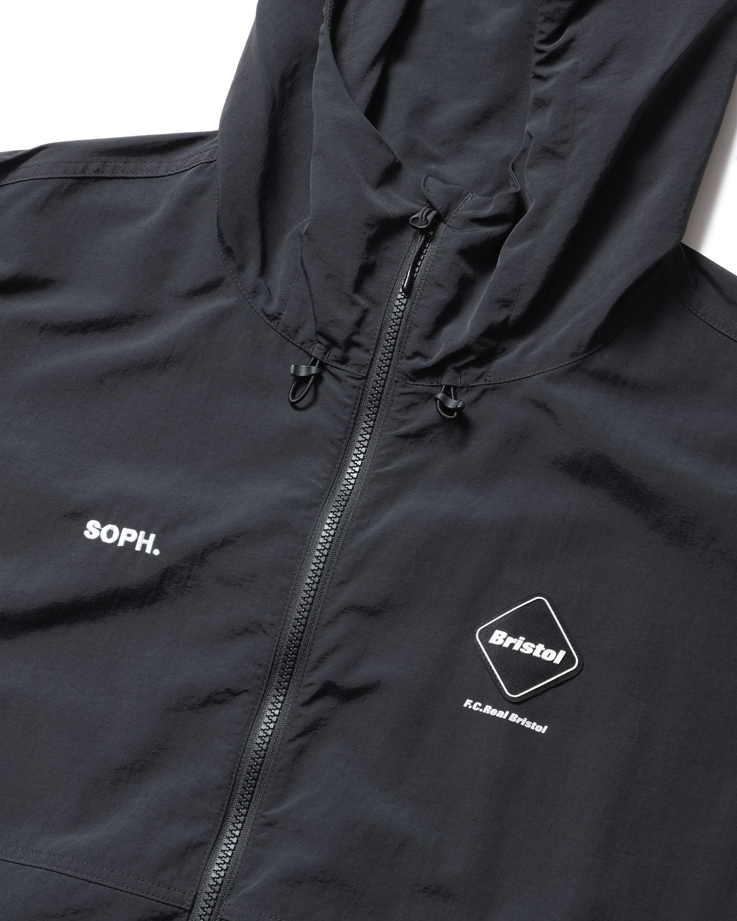 NYLON HOODED BLOUSON