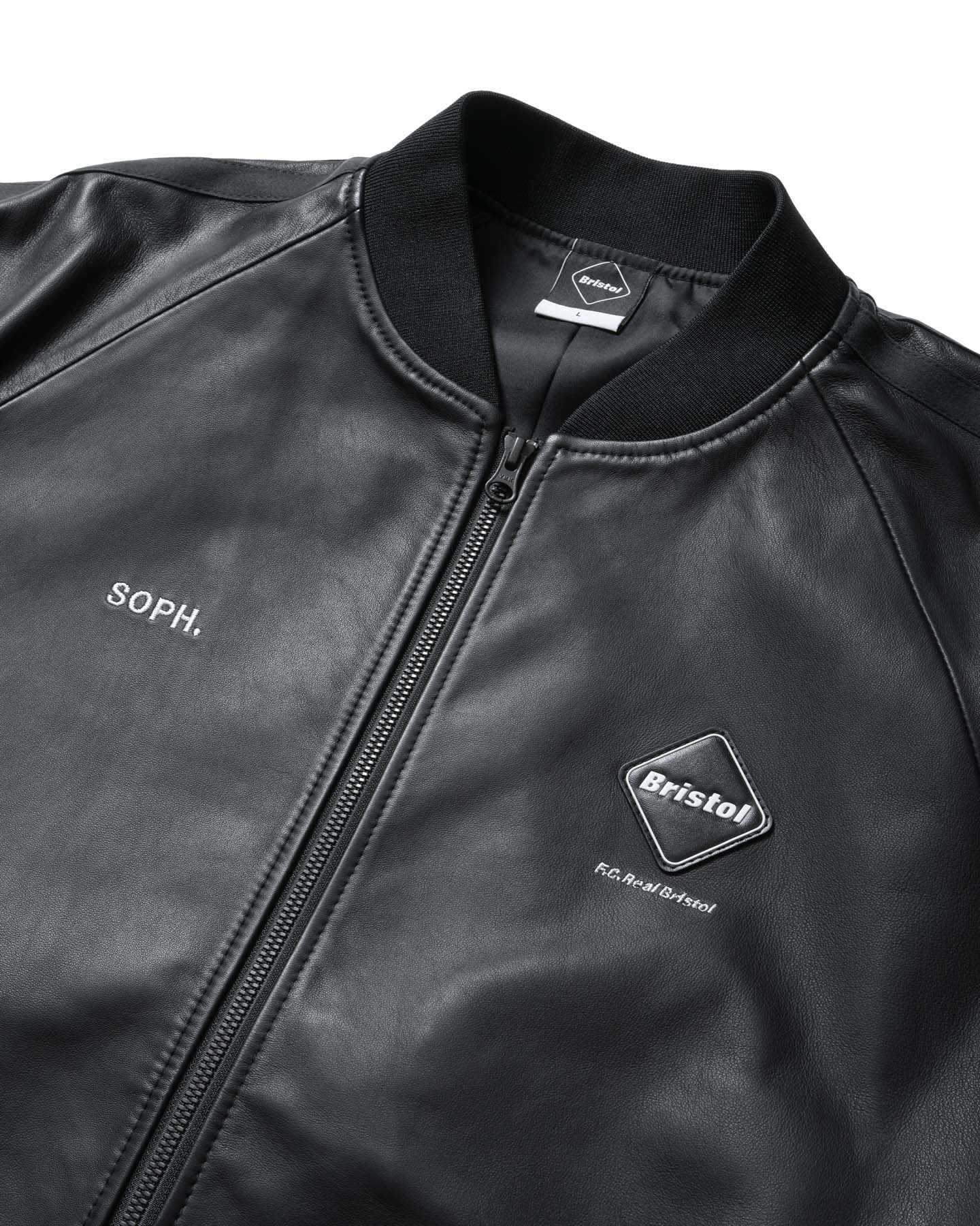 LEATHER TRACK JACKET