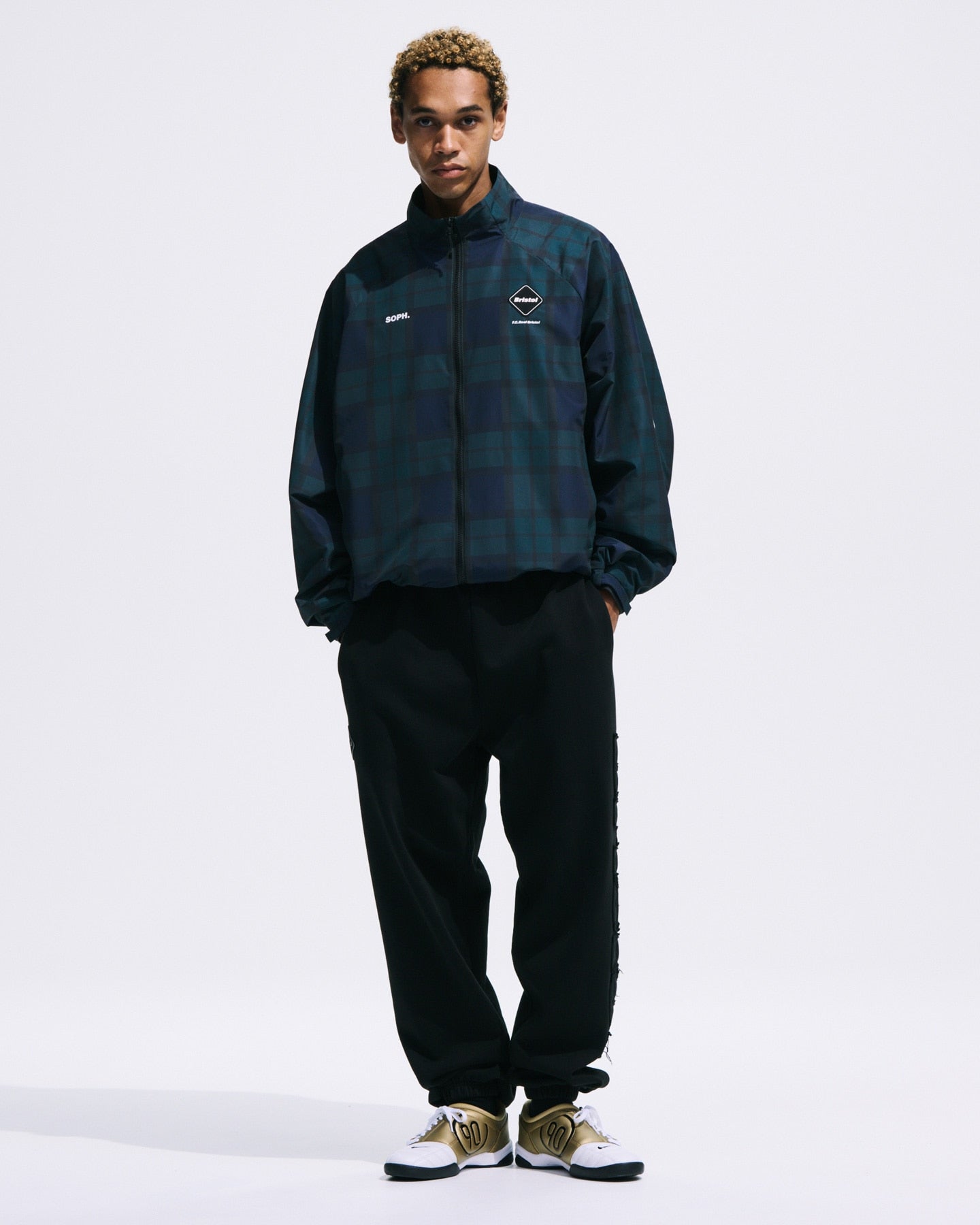 PLAID VENTILATION PRACTICE JACKET
