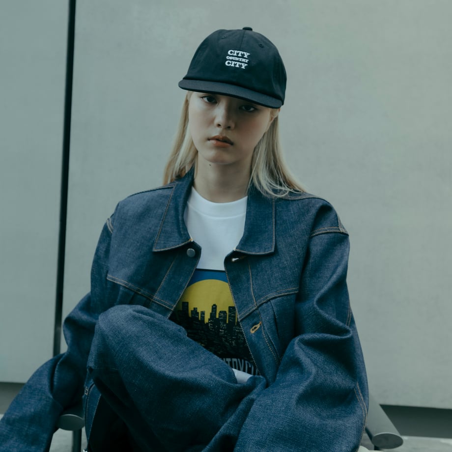 EMBROIDERED LOGO COTTON CAP_CITY COUNTRY CITY