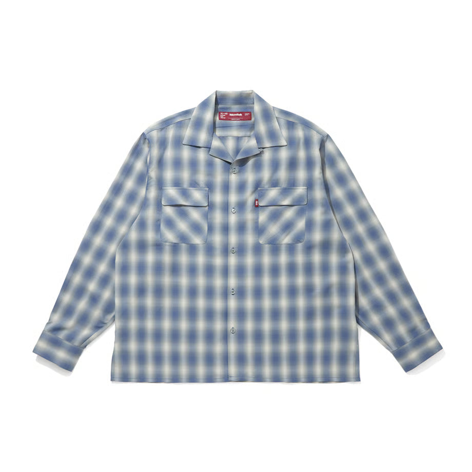 Ombre Check L/S Shirt (26aw) – TIME AFTER TIME