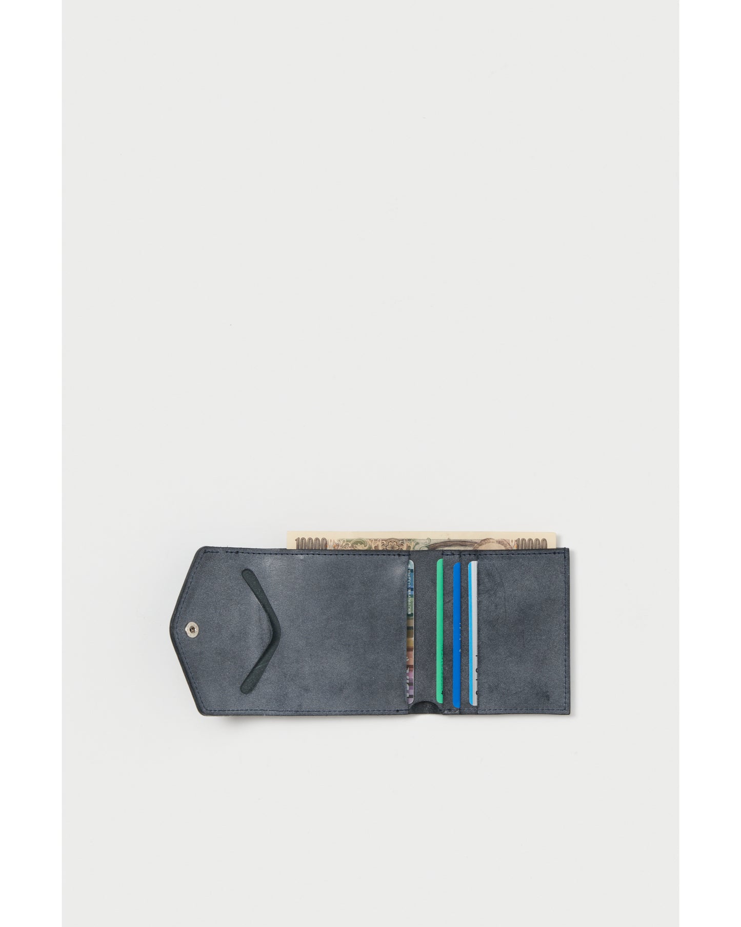 flap wallet black