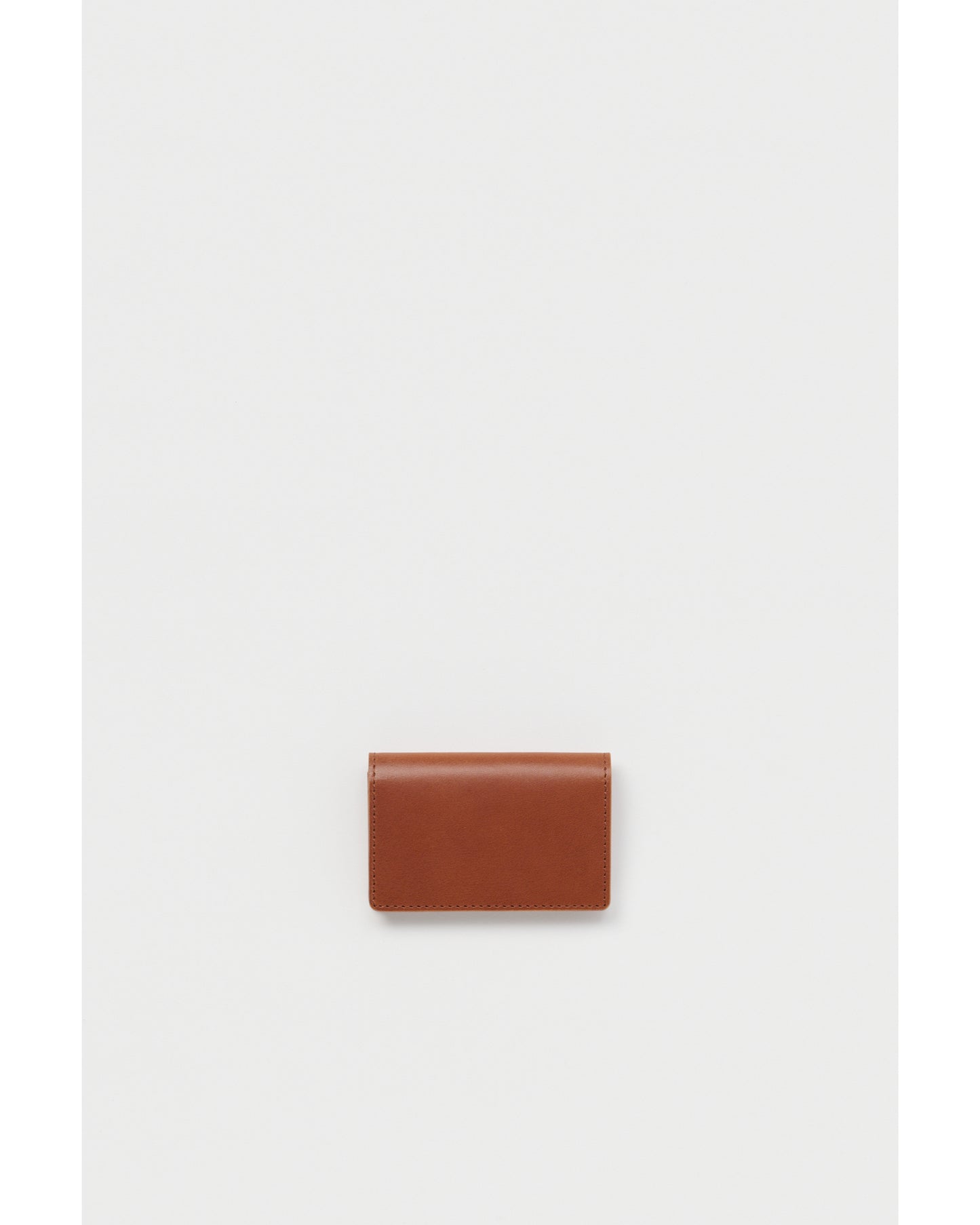 folded card case brown