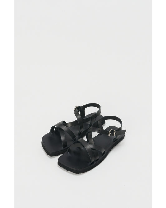 house made///narrow strap black