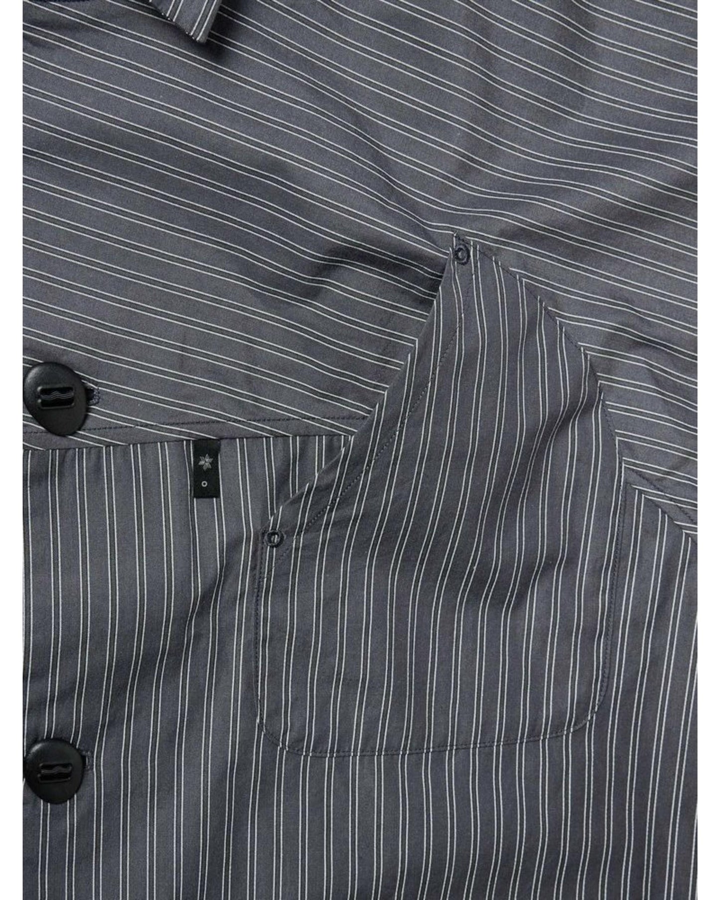 Reflective Striped Shirt DEEP CHARCOAL
