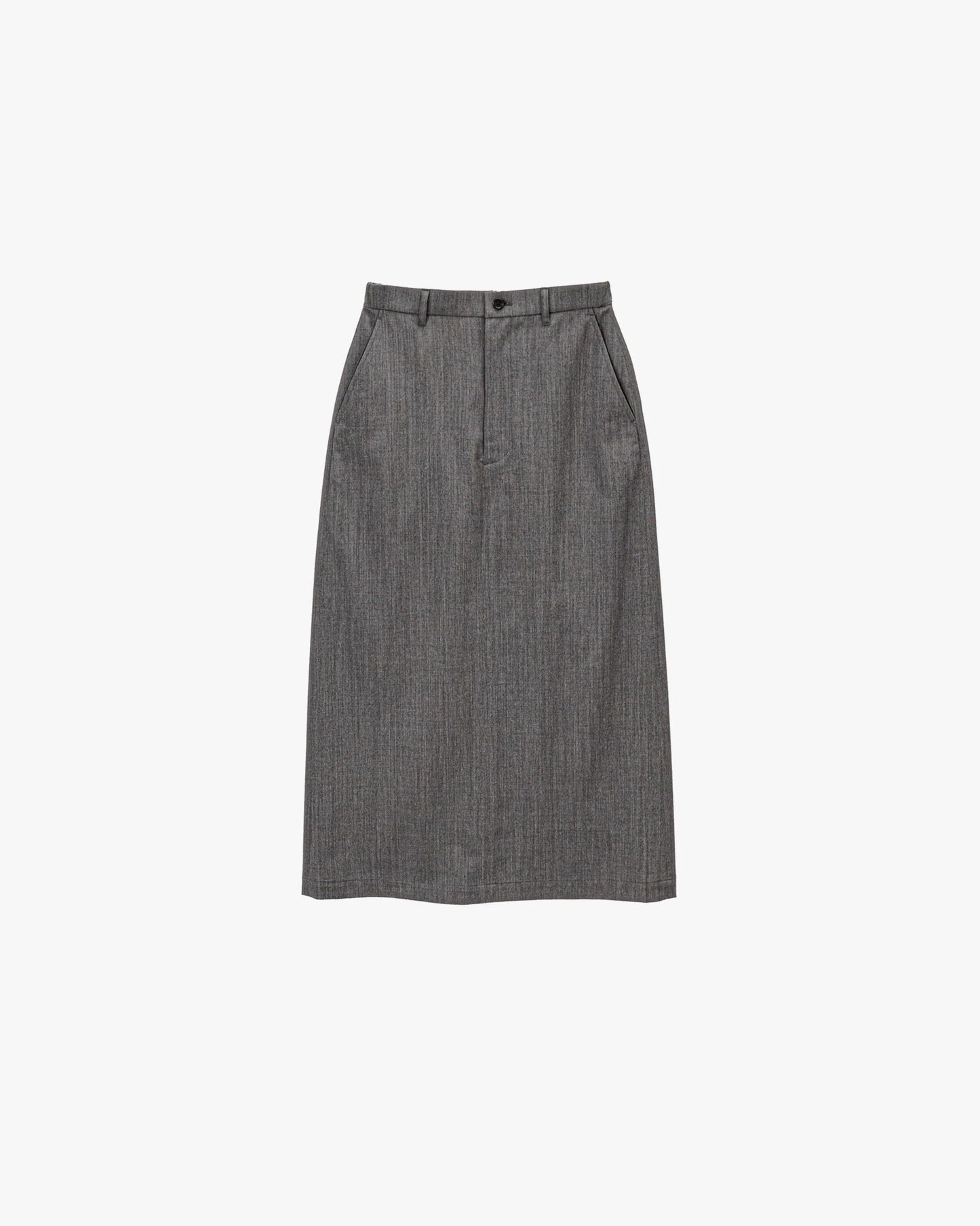 Techno Wool Twill Boxy Skirt