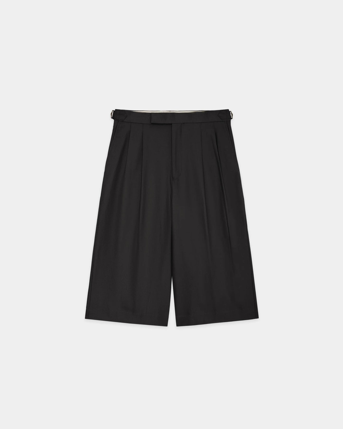 TWO TUCK CROPPED TROUSERS
