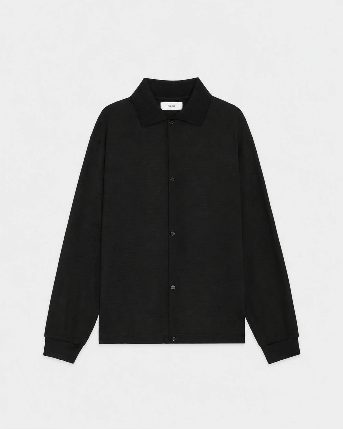 【PARKING別注】SHIRT CARDIGAN BLACK