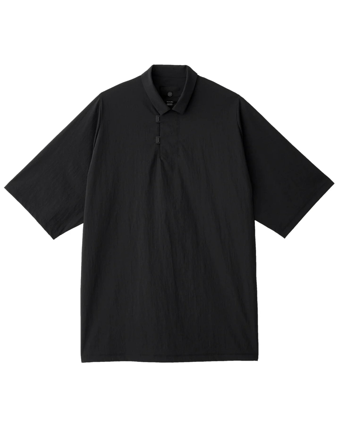 CAPSULESNAP POLO SHIRT DR  BLACK