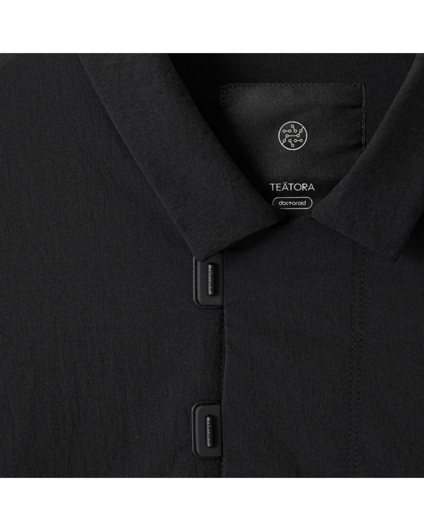 CAPSULESNAP POLO SHIRT DR  BLACK