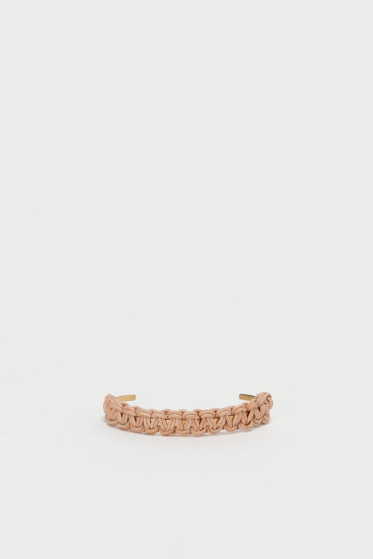 knitted bangle S NATURAL