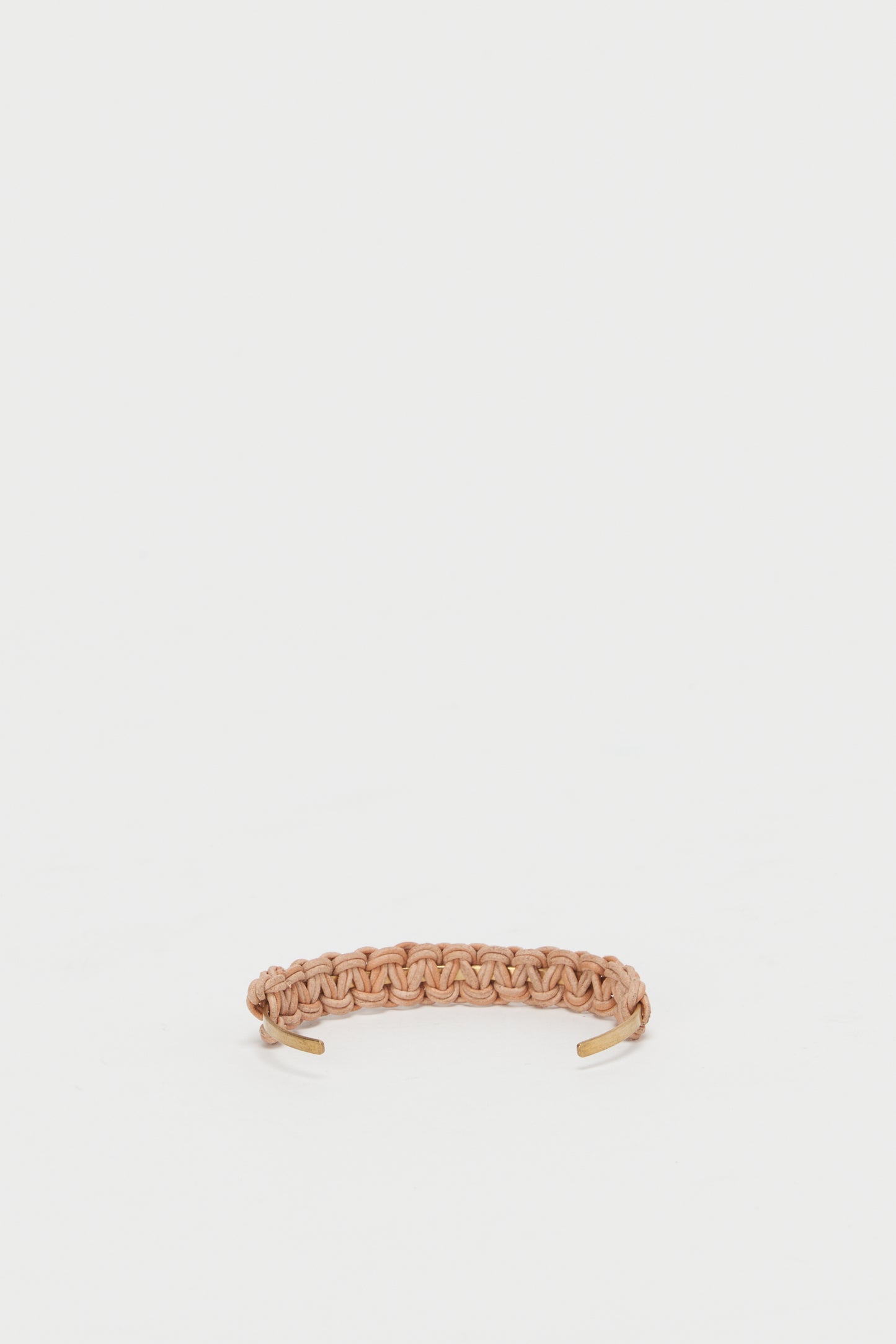 knitted bangle S NATURAL