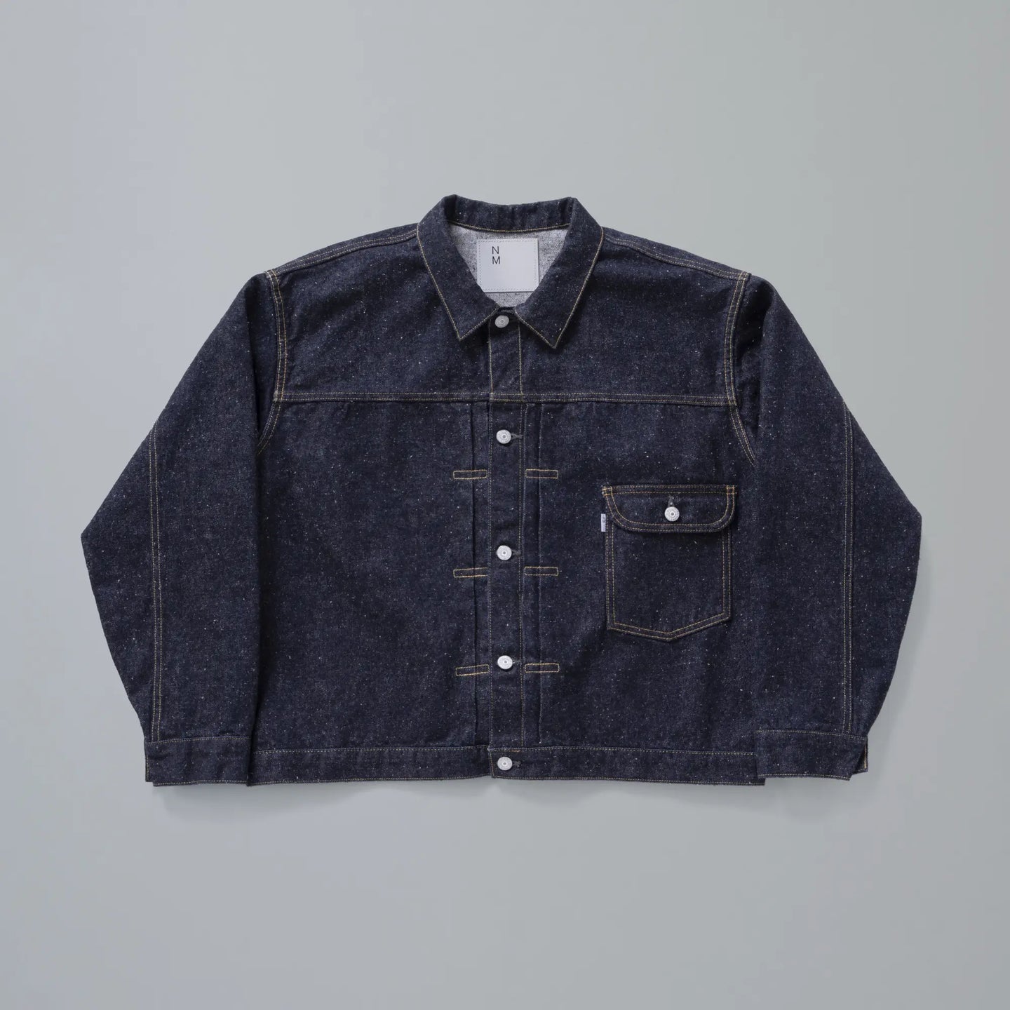#023 LV T-BACK DENIM JACKET ONE-WASHED