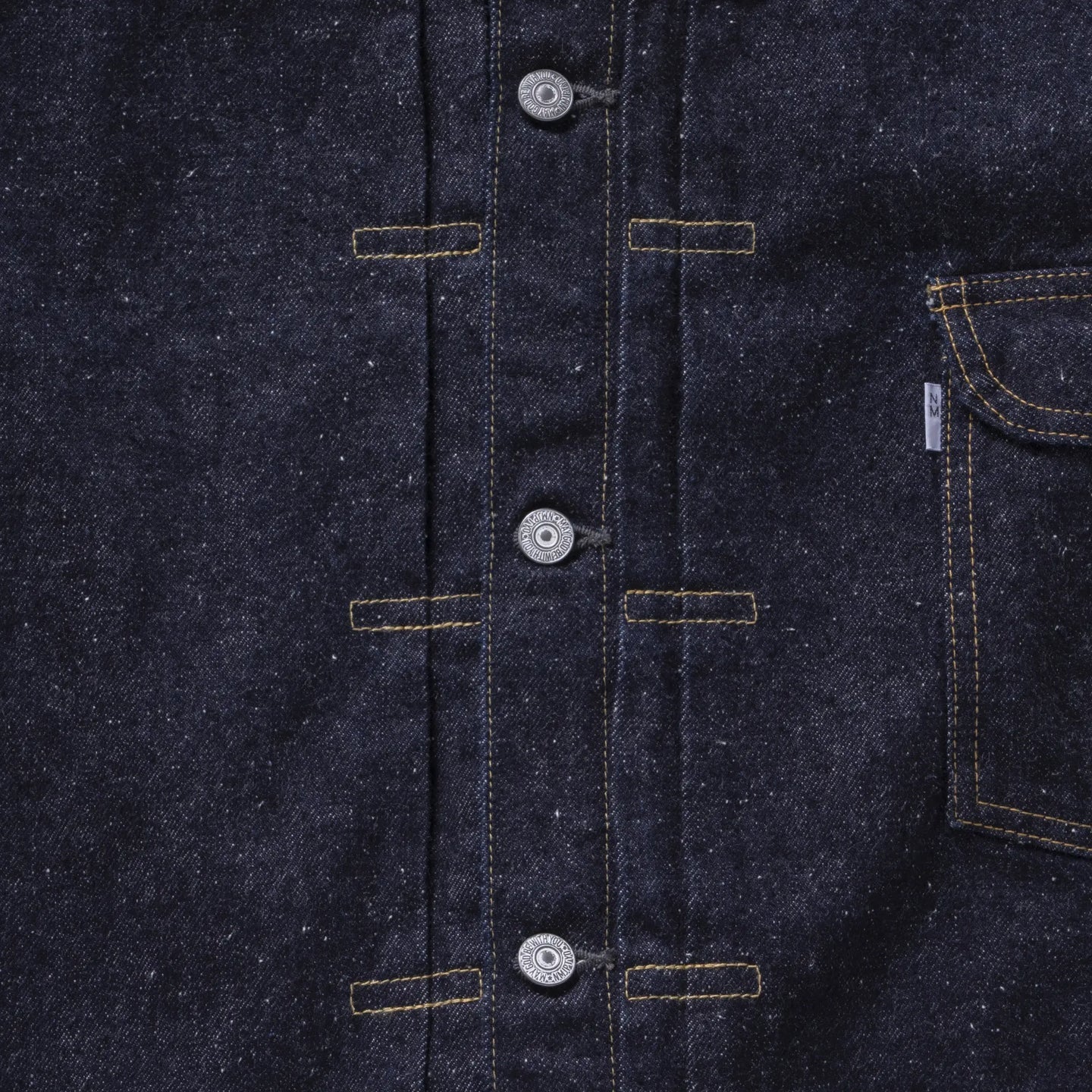 #023 LV T-BACK DENIM JACKET ONE-WASHED