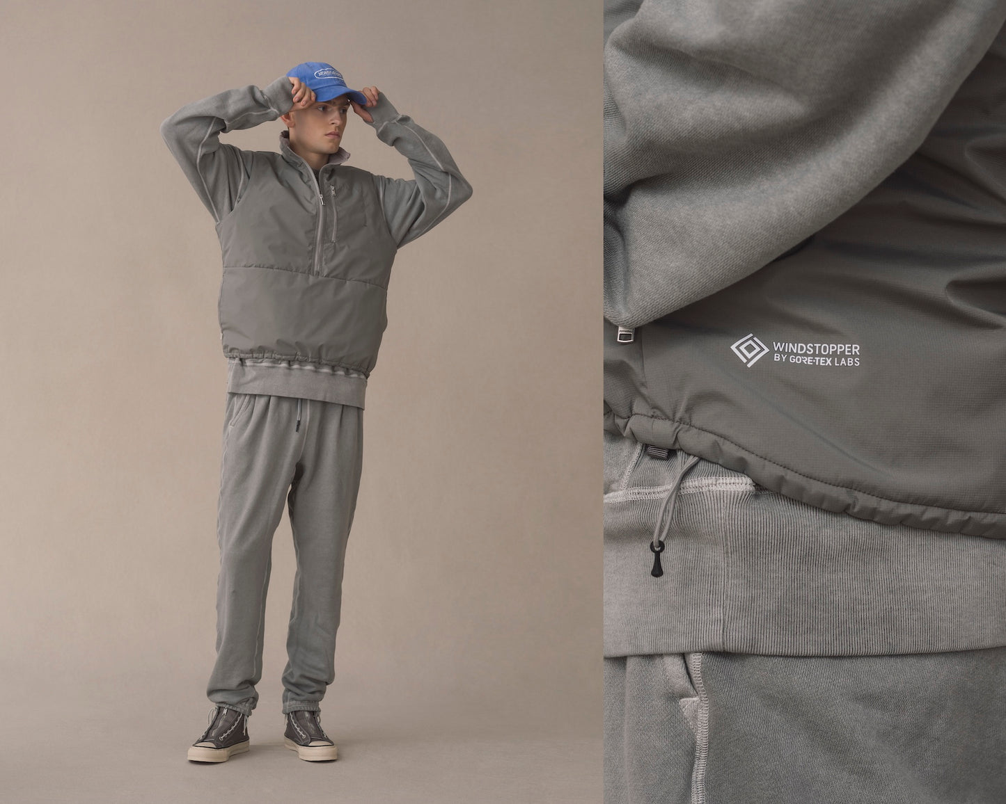 HIKER PULLOVER PUFF VEST POLYESTER MINI RIPSTOP WINDSTOPPER® 3L