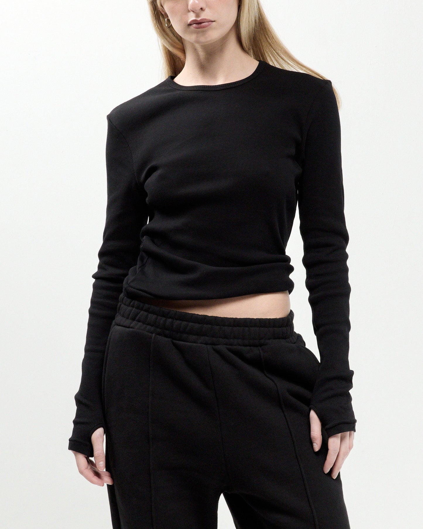 ORI RIBBED LONG SLEEVE TEE