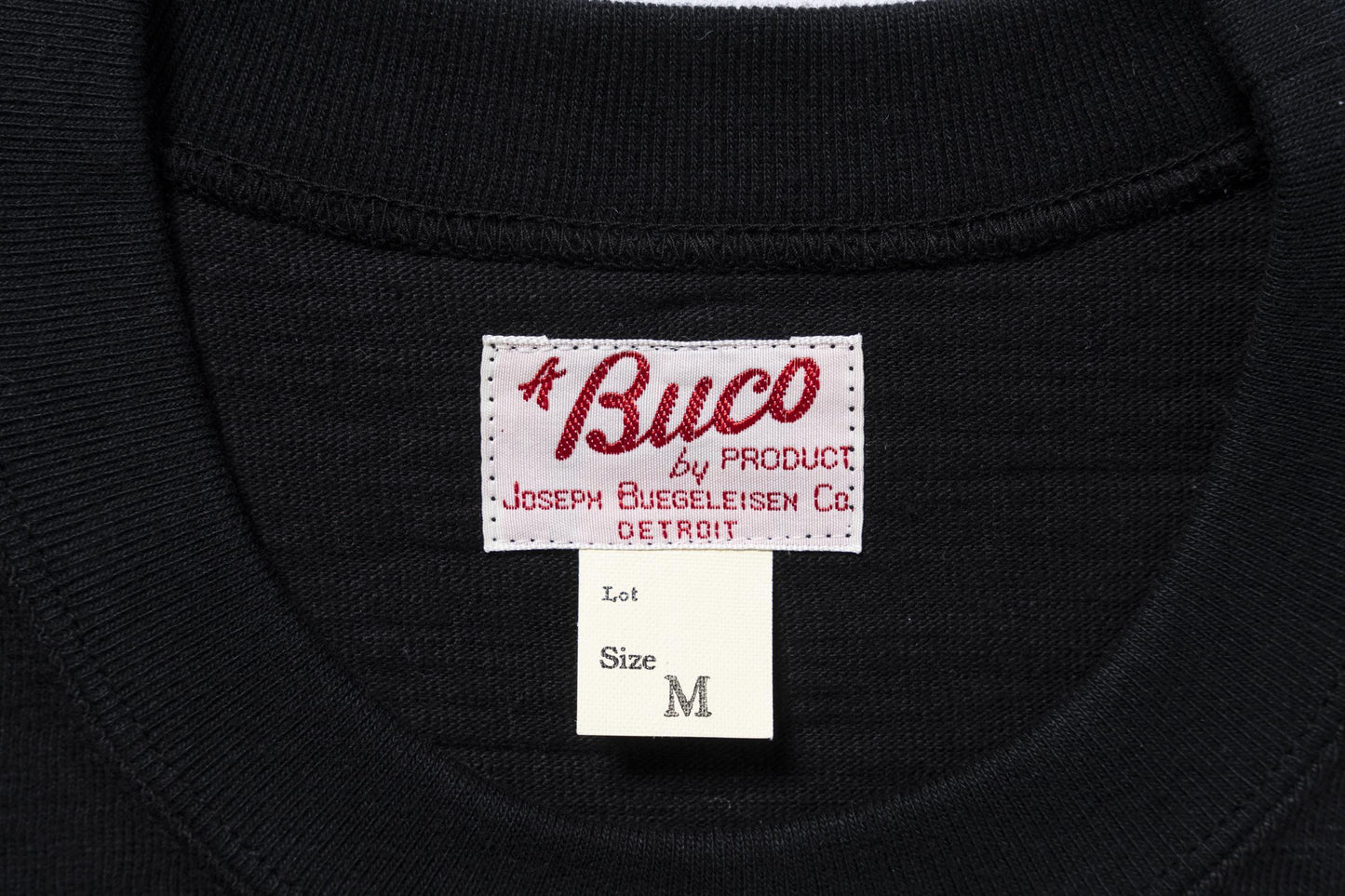 BUCO STRIPED SLEEVE TEE / FLYING WHEEL