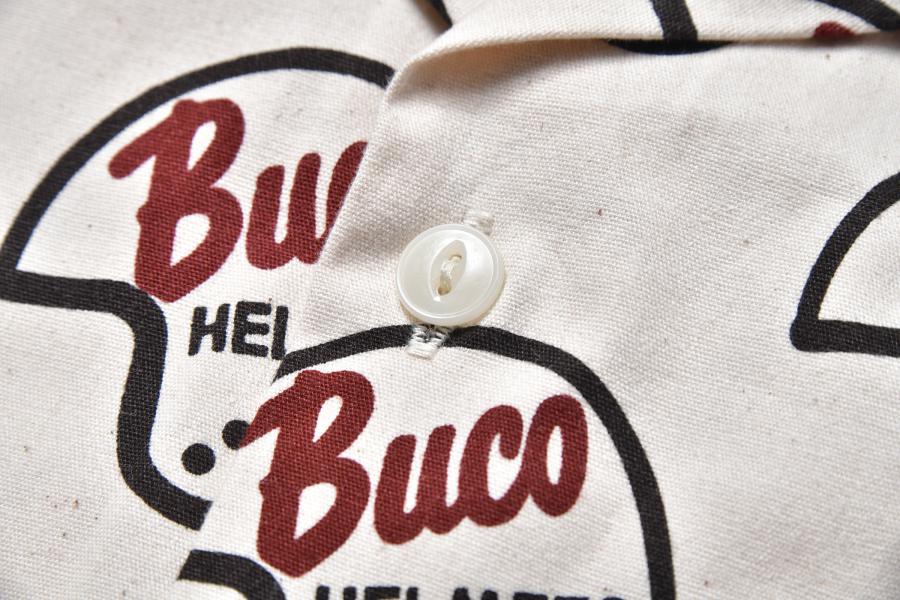 BUCO OPEN-COLLAR SHIRT / LOGO