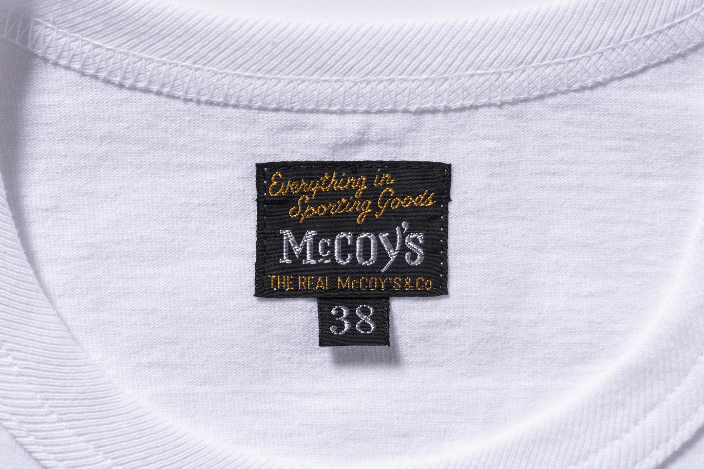 THE REAL McCOY'S LOGO TEE S/S