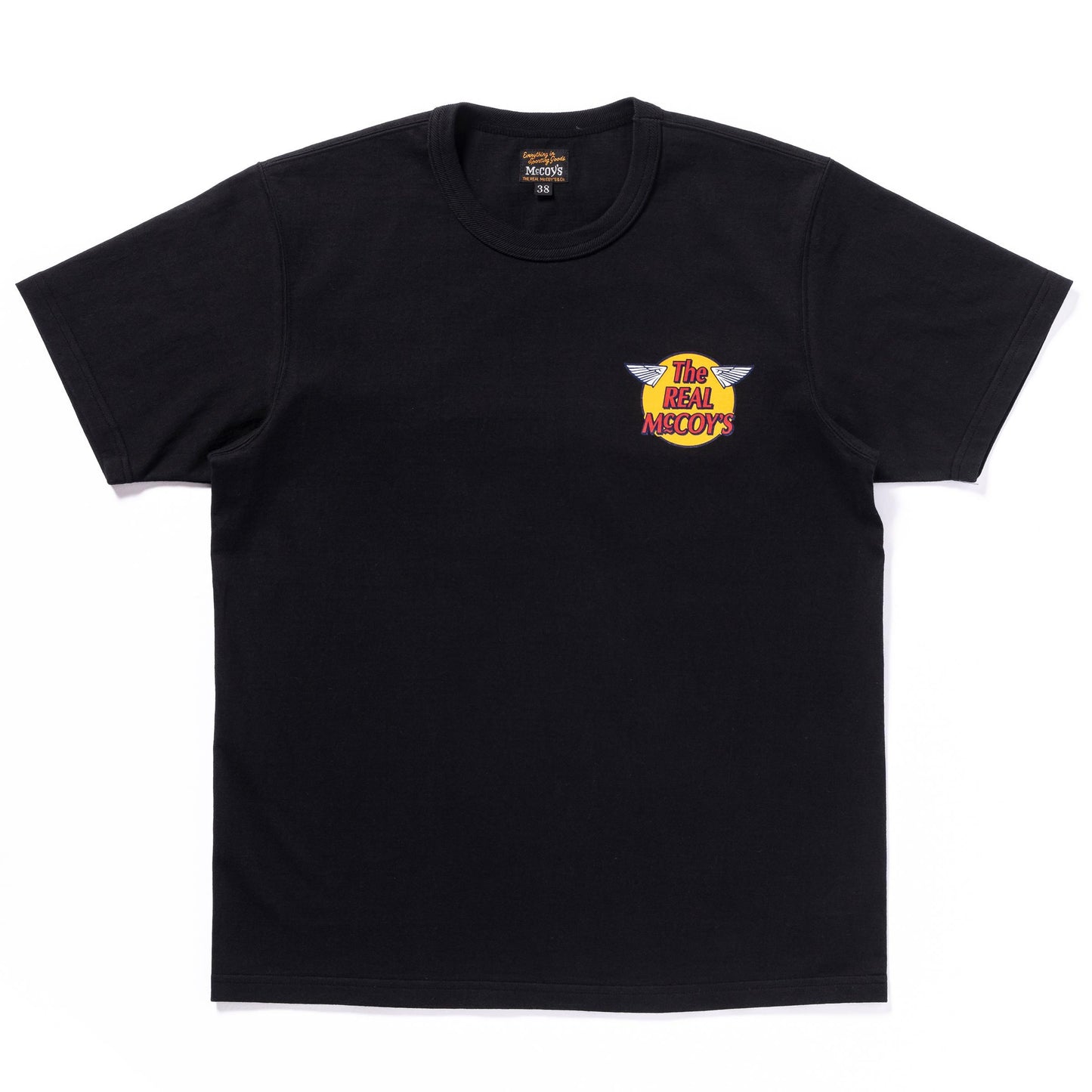 THE REAL McCOY'S LOGO TEE S/S
