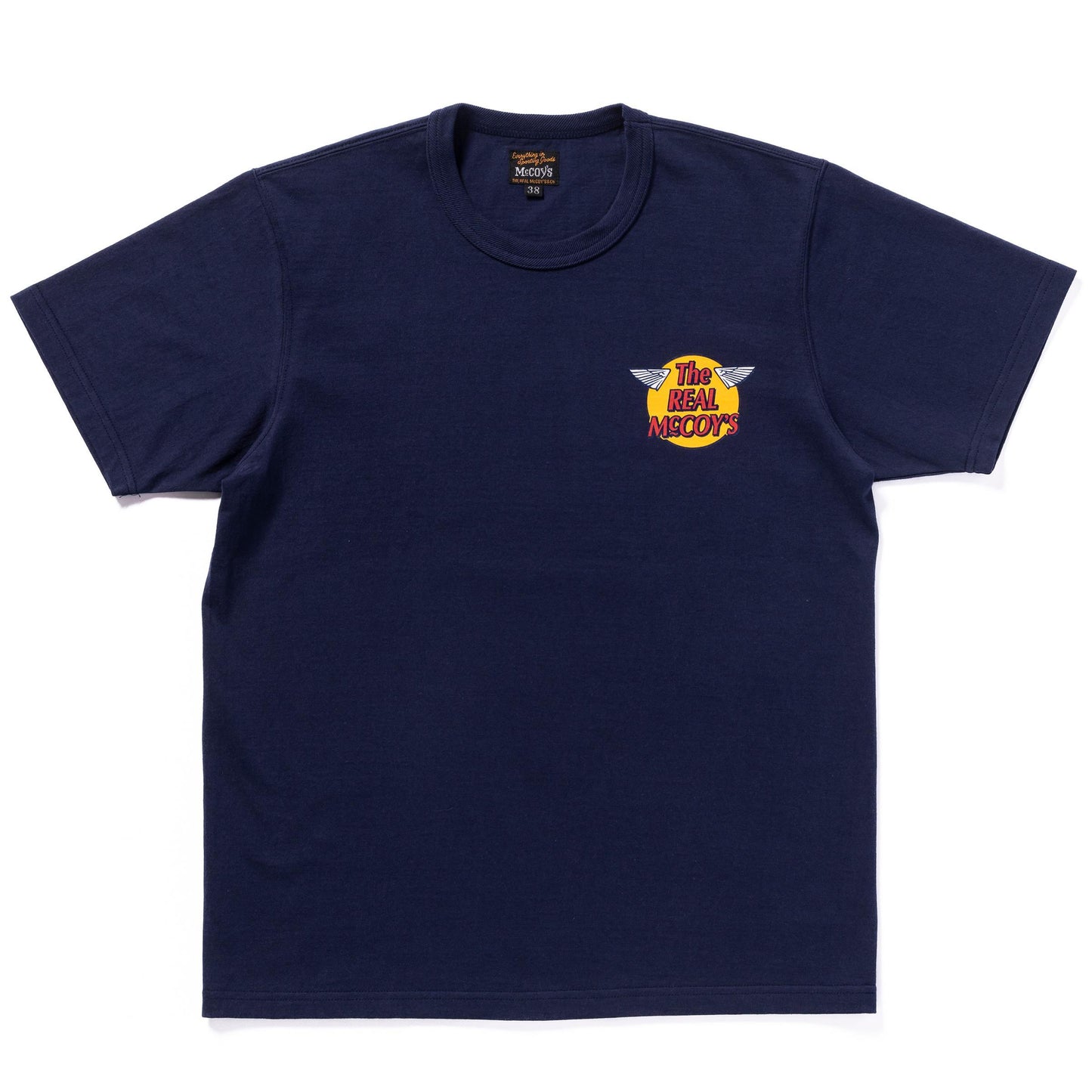 THE REAL McCOY'S LOGO TEE S/S