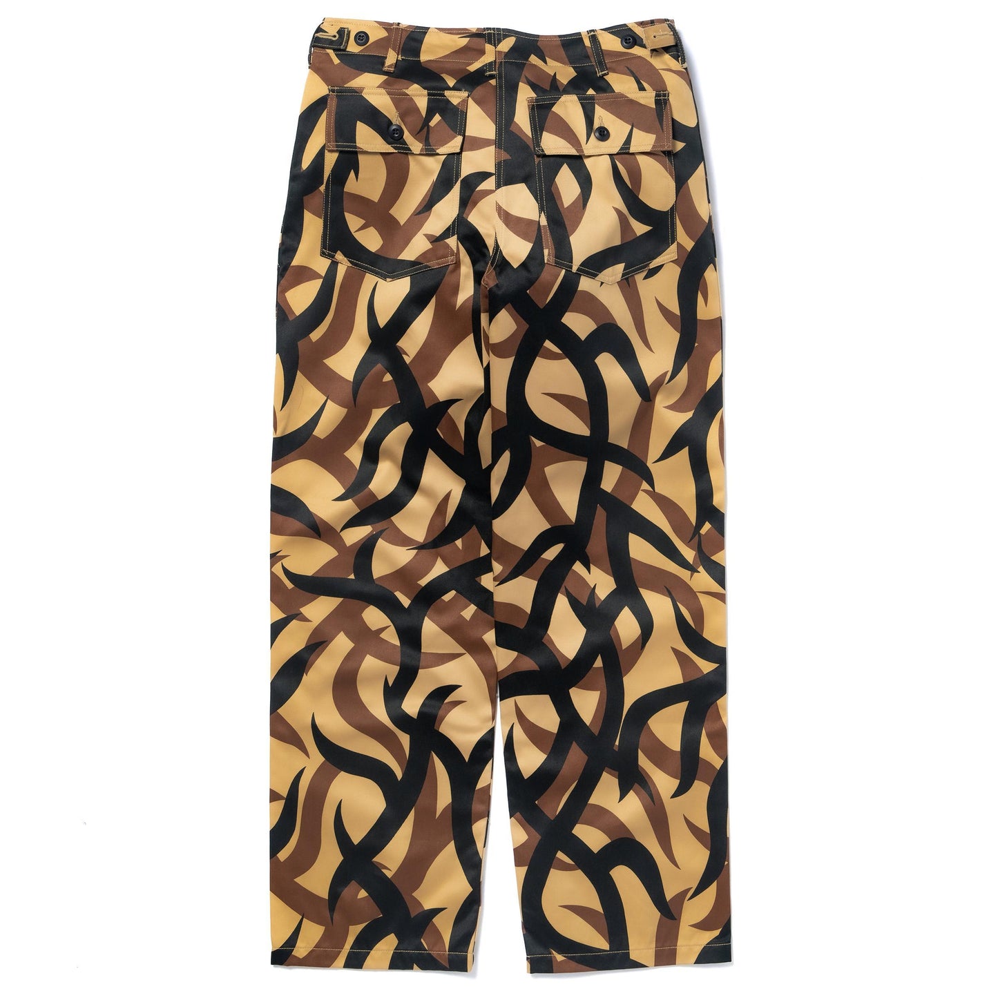 TRIBAL CAMOUFLAGE COMBAT TROUSERS