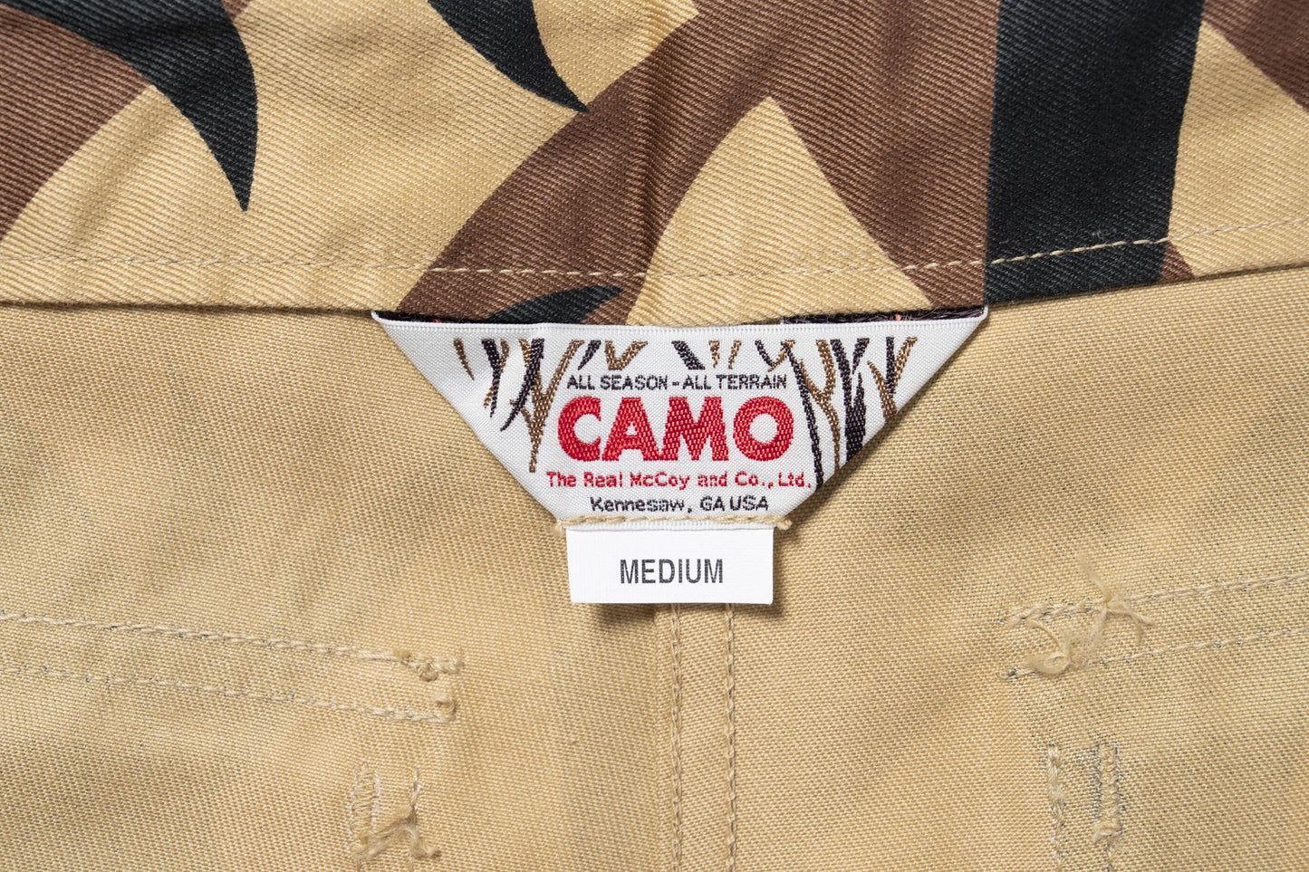 TRIBAL CAMOUFLAGE COMBAT TROUSERS