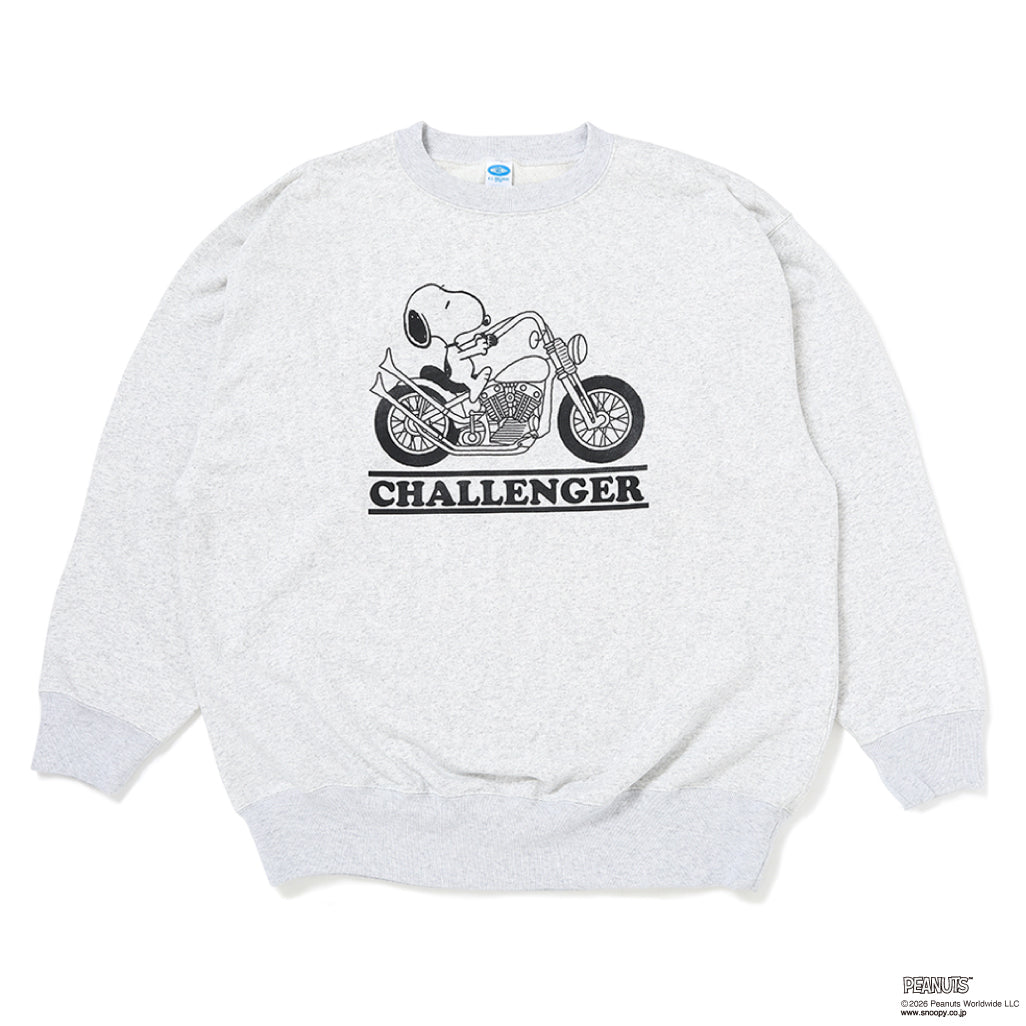 トップス CHALLENGER SNOOPY C/N SWEAT GRAY L SNOOPY C/N SWEAT – TIME AFTER TIME